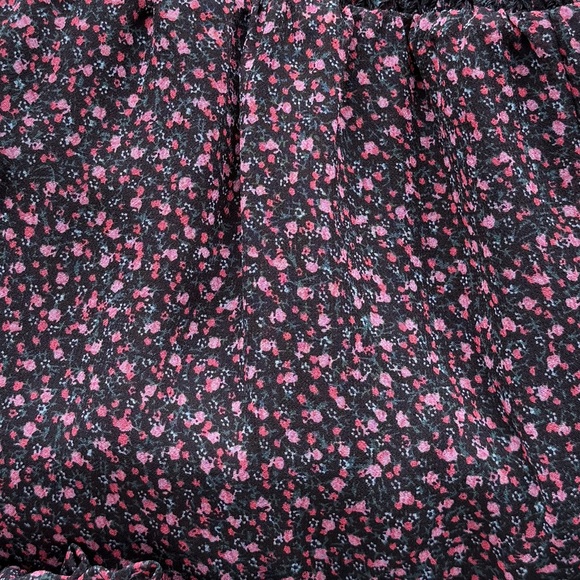 Rebecca Minkoff Floral Ruffled Mini Dress Sz Small S Feminine Modest Romantic - Picture 10 of 10